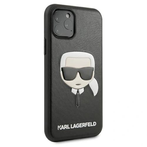 Etui Karl Lagerfeld KLHCN65KHBK Apple iPhone 11 Pro Max czarny/black hardcase Ikonik Karl`s Head