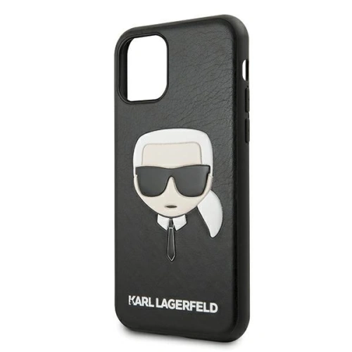 Etui Karl Lagerfeld KLHCN65KHBK Apple iPhone 11 Pro Max czarny/black hardcase Ikonik Karl`s Head