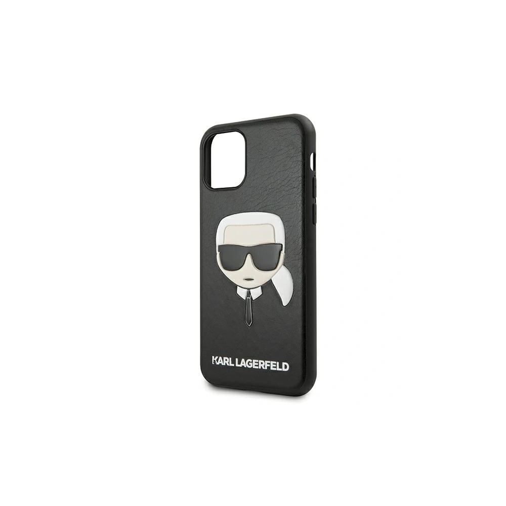 Hurtownia GSM - Etui Karl Lagerfeld KLHCN65KHBK Apple iPhone 11 Pro Max czarny/black hardcase Ikonik Karl`s Head - KLD422BLK - {ean13} - Hurt