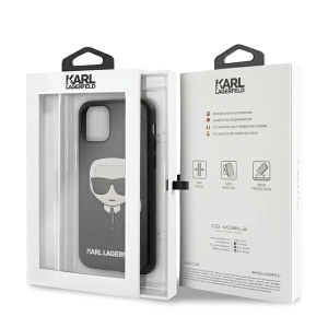 Hurtownia GSM - Etui Karl Lagerfeld KLHCN65KHBK Apple iPhone 11 Pro Max schwarz/black hardcase Ikonik Karl`s Head - KLD422BLK - {ean13} - Hurt