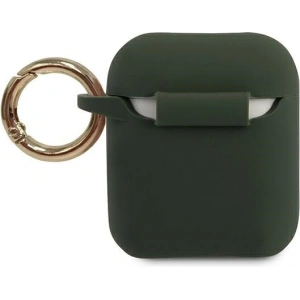 Hurtownia GSM - Etui Guess GUACA2LSTLKA Apple AirPods cover khaki Silicone Triangle Logo - GUE789KHA - {ean13} - Hurt
