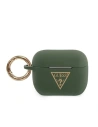 Etui Guess GUACAPLSTLKA Apple AirPods Pro cover khaki Silicone Triangle Logo