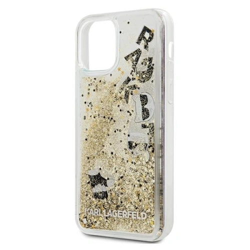Etui Karl Lagerfeld KLHCP12MROGO Apple iPhone 12/12 Pro złoty/gold hardcase Glitter Charms