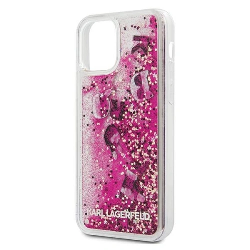 Etui Karl Lagerfeld KLHCP12MROPI Apple iPhone 12/12 Pro różowy/pink hardcase Glitter Charms