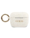 Etui Guess GUACAPSILGLWH Apple AirPods Pro cover biały/white Silicone Glitter