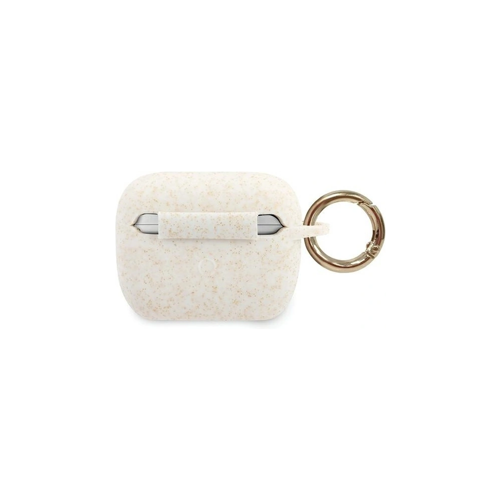 Hurtownia GSM - Etui Guess GUACAPSILGLWH Apple AirPods Pro cover biały/white Silicone Glitter - GUE797WHT - {ean13} - Hurt