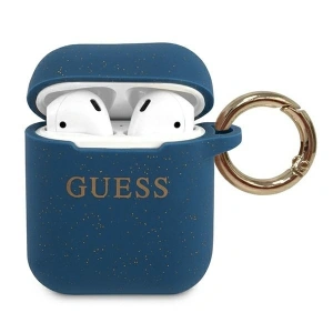 Hurtownia GSM - Etui Guess GUACCSILGLBL Apple AirPods cover niebieski/blue Silicone Glitter - GUE798BLU - {ean13} - Hurt