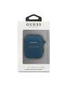Wholesale Guess GUACCSILGLBL Apple AirPods cover blue Silicone Glitter - GUE798BLU - {ean13} - Hurt