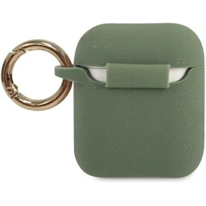 Hurtownia GSM - Etui Guess GUACCSILGLKA Apple AirPods cover khaki Silicone Glitter - GUE800KHA - {ean13} - Hurt