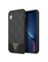 Etui Guess GUHCI61PU4GHBK Apple iPhone XR szary/grey hardcase 4G Triangle Collection