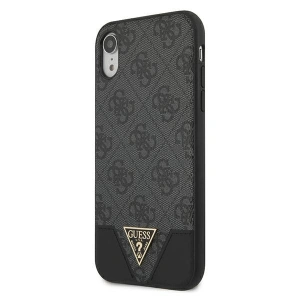 Hurtownia GSM - Etui Guess GUHCI61PU4GHBK Apple iPhone XR szary/grey hardcase 4G Triangle Collection - GUE803GRY - {ean13} - Hurt