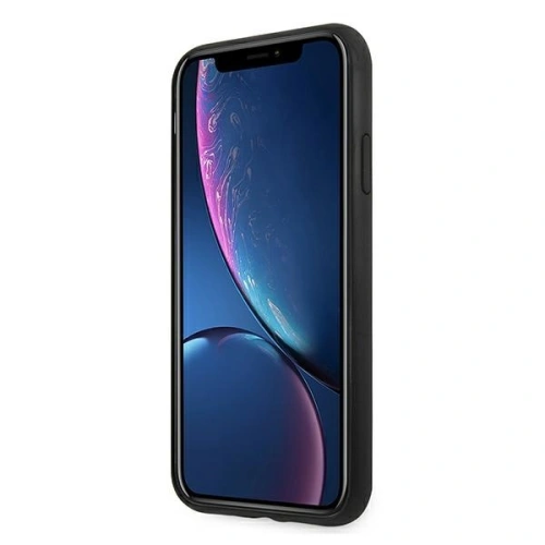 Etui Guess GUHCI61PU4GHBK Apple iPhone XR szary/grey hardcase 4G Triangle Collection