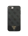 Wholesale Guess GUHCI8LPU4GHBK Apple iPhone 8/7 Plus grey hardcase 4G Triangle Collection - GUE804GRY - {ean13} - Hurt