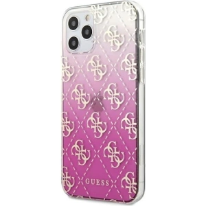 Hurtownia GSM - Etui Guess GUHCP12LPCU4GGPI Apple iPhone 12 Pro Max różowy/pink hardcase 4G Gradient - GUE806PNK - {ean13} - Hurt