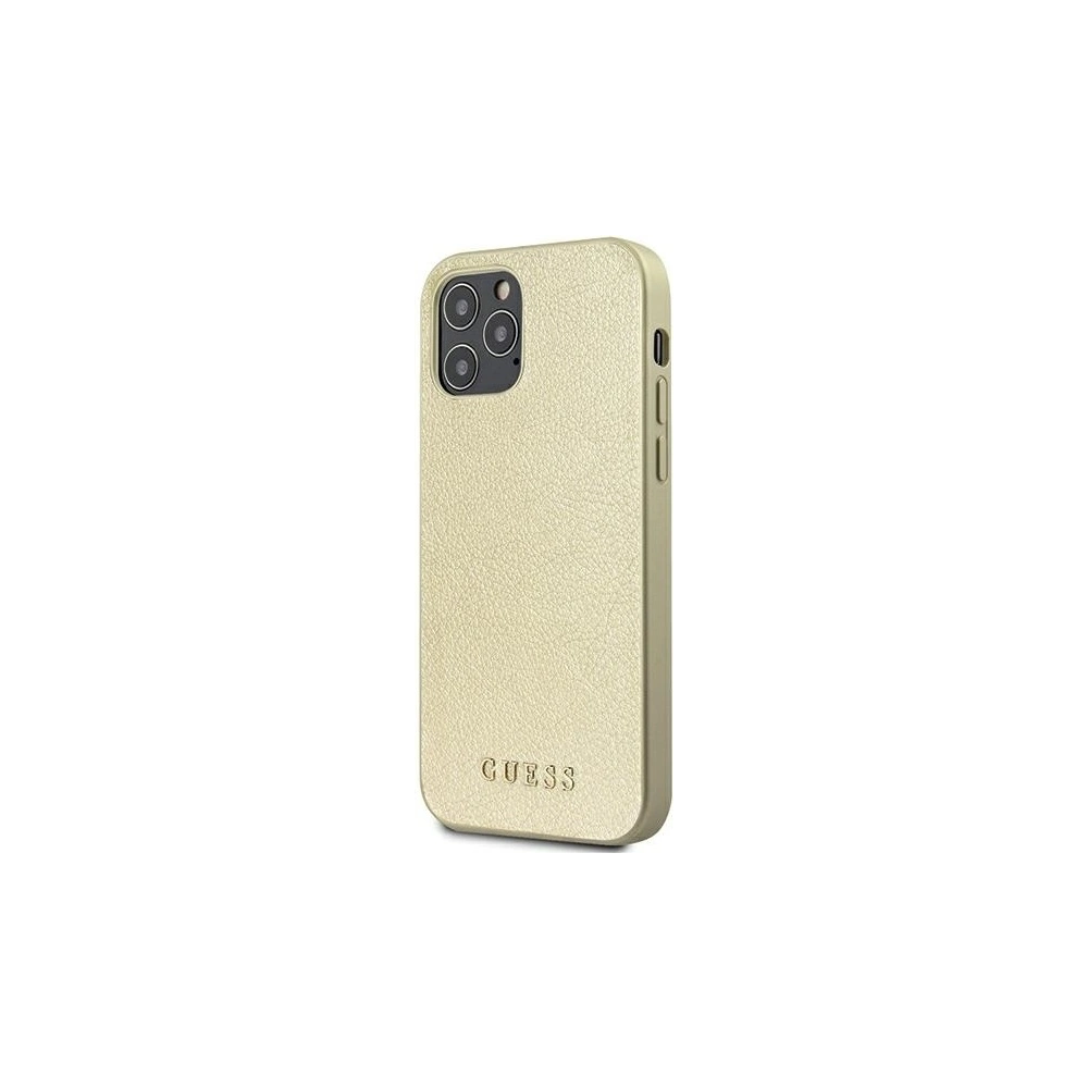 Hurtownia GSM - Etui Guess GUHCP12MIGLGO Apple iPhone 12/12 Pro złoty/gold hardcase Iridescent - GUE807GLD - {ean13} - Hurt