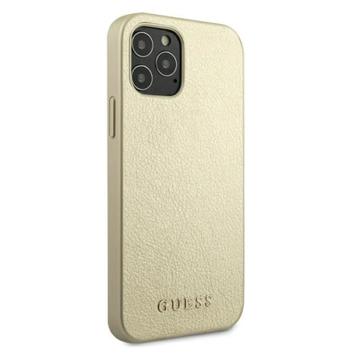 Etui Guess GUHCP12MIGLGO Apple iPhone 12/12 Pro złoty/gold hardcase Iridescent