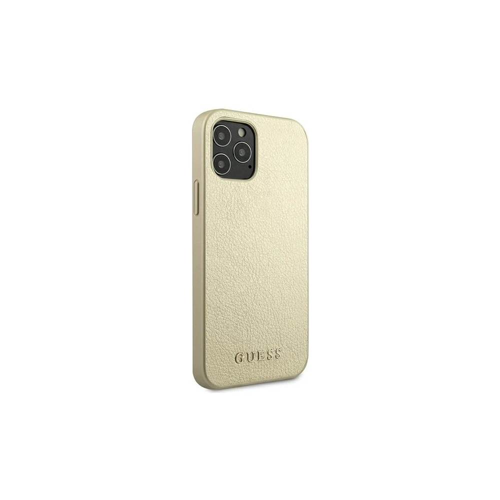 Wholesale Guess GUHCP12MIGLGO Apple iPhone 12/12 Pro gold hardcase Iridescent - GUE807GLD - {ean13} - Hurt