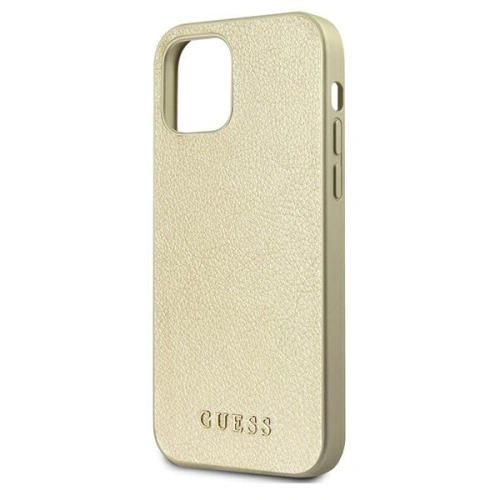 Etui Guess GUHCP12MIGLGO Apple iPhone 12/12 Pro złoty/gold hardcase Iridescent