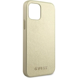 Etui Guess GUHCP12MIGLGO Apple iPhone 12/12 Pro złoty/gold hardcase Iridescent