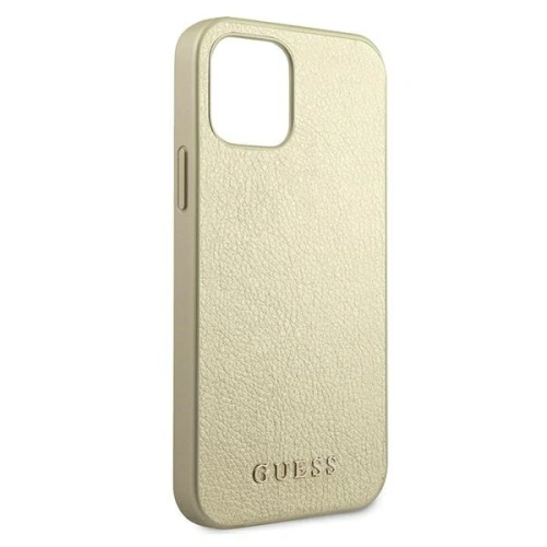Etui Guess GUHCP12MIGLGO Apple iPhone 12/12 Pro złoty/gold hardcase Iridescent