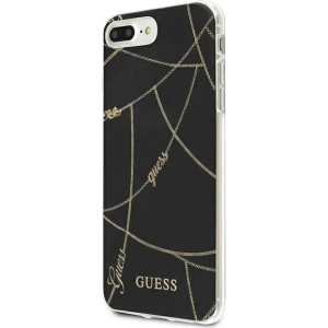Hurtownia GSM - Etui Guess GUHCI8LPCUCHBK Apple iPhone 8/7 Plus schwarz/black hardcase Gold Chain Collection - GUE808BLK - {ean13} - Hurt