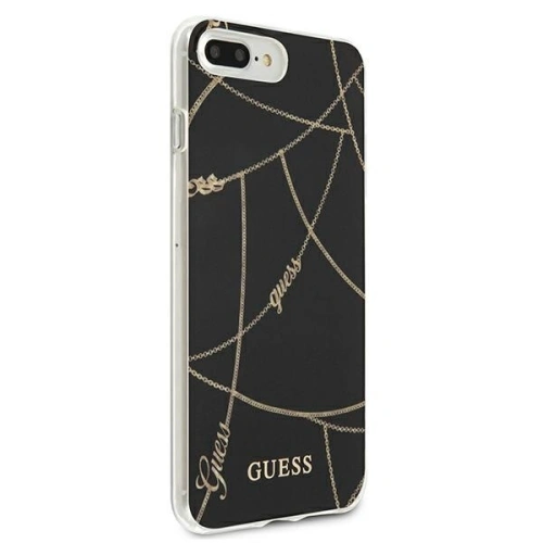 Etui Guess GUHCI8LPCUCHBK Apple iPhone 8/7 Plus czarny/black hardcase Gold Chain Collection