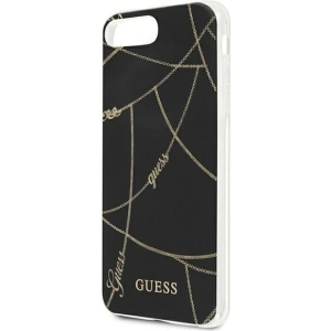 Hurtownia GSM - Etui Guess GUHCI8LPCUCHBK Apple iPhone 8/7 Plus czarny/black hardcase Gold Chain Collection - GUE808BLK - {ean13} - Hurt