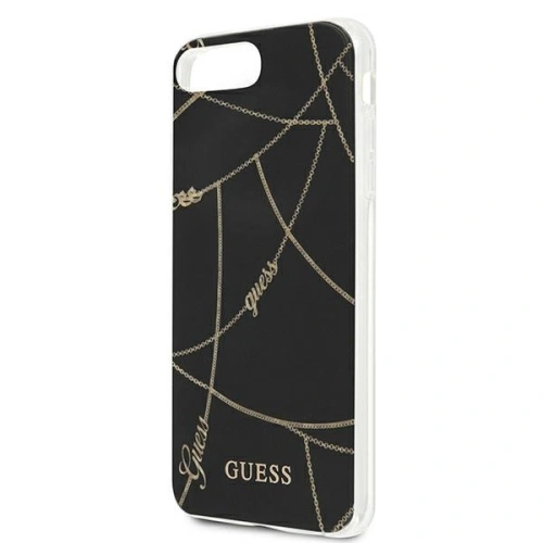 Etui Guess GUHCI8LPCUCHBK Apple iPhone 8/7 Plus czarny/black hardcase Gold Chain Collection