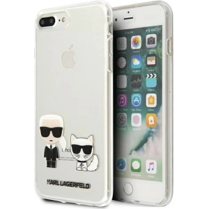 Hurtownia GSM - Etui Karl Lagerfeld KLHCI8LCKTR Apple iPhone 8/7 Plus hardcase Transparent Karl & Choupette - KLD429CL - {ean13} - Hurt