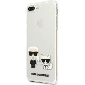 Hurtownia GSM - Etui Karl Lagerfeld KLHCI8LCKTR Apple iPhone 8/7 Plus hardcase Transparent Karl & Choupette - KLD429CL - {ean13} - Hurt