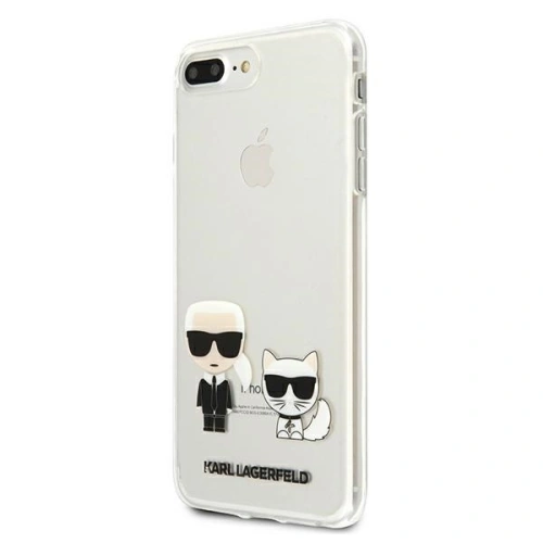 Etui Karl Lagerfeld KLHCI8LCKTR Apple iPhone 8/7 Plus hardcase Transparent Karl & Choupette