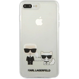 Hurtownia GSM - Etui Karl Lagerfeld KLHCI8LCKTR Apple iPhone 8/7 Plus hardcase Transparent Karl & Choupette - KLD429CL - {ean13} - Hurt