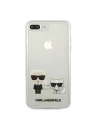Hurtownia GSM - Etui Karl Lagerfeld KLHCI8LCKTR Apple iPhone 8/7 Plus Hardcase Transparent Karl & Choupette - KLD429CL - {ean13} - Hurt