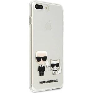 Hurtownia GSM - Etui Karl Lagerfeld KLHCI8LCKTR Apple iPhone 8/7 Plus hardcase Transparent Karl & Choupette - KLD429CL - {ean13} - Hurt