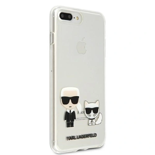 Etui Karl Lagerfeld KLHCI8LCKTR Apple iPhone 8/7 Plus hardcase Transparent Karl & Choupette