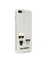 Hurtownia GSM - Etui Karl Lagerfeld KLHCI8LCKTR Apple iPhone 8/7 Plus Hardcase Transparent Karl & Choupette - KLD429CL - {ean13} - Hurt
