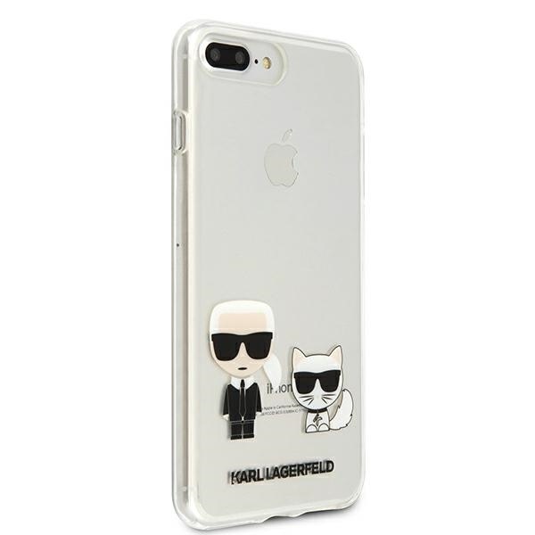 Kryt Karl Lagerfeld KLHCI8LCKTR Apple iPhone 8/7 Plus hardcase Transparent Karl & Choupette