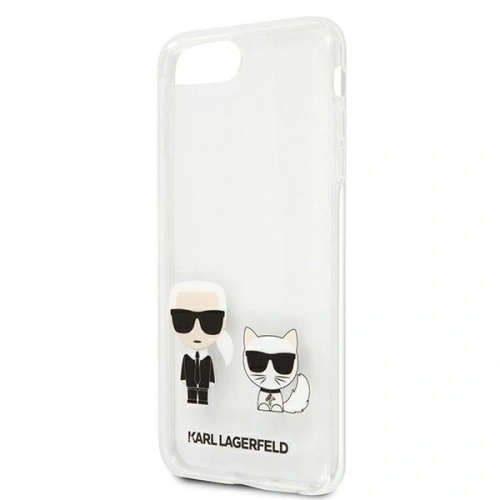 Etui Karl Lagerfeld KLHCI8LCKTR Apple iPhone 8/7 Plus hardcase Transparent Karl & Choupette