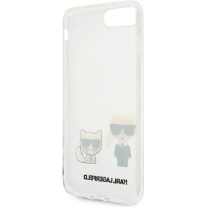 Hurtownia GSM - Etui Karl Lagerfeld KLHCI8LCKTR Apple iPhone 8/7 Plus hardcase Transparent Karl & Choupette - KLD429CL - {ean13} - Hurt