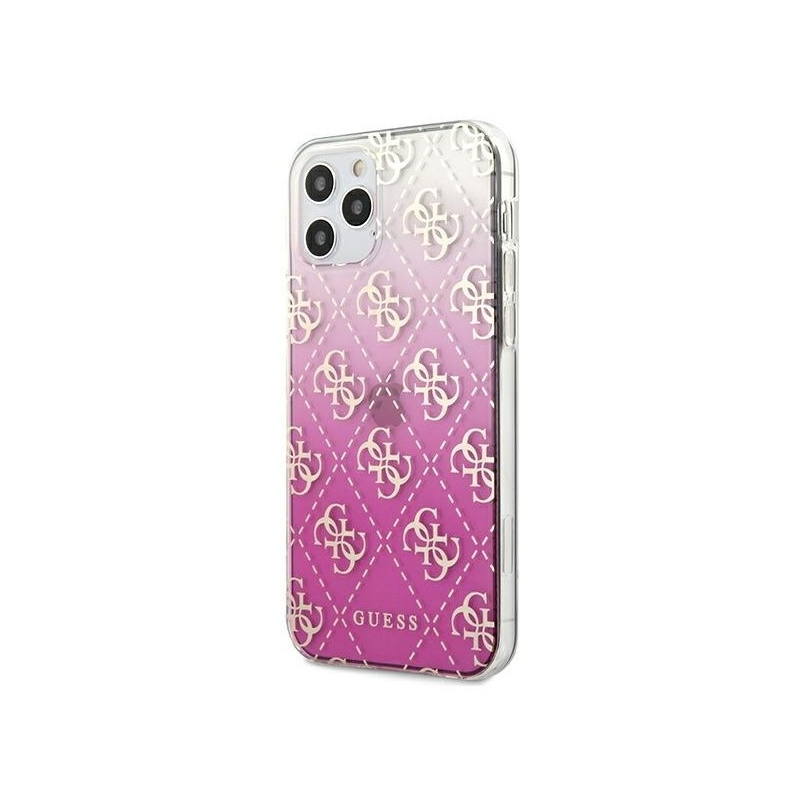 Hurtownia Guess - 3700740481493 - GUE813PNK - Etui Guess GUHCP12MPCU4GGPI Apple iPhone 12/12 Pro różowy/pink hardcase 4G Gradient - B2B homescreen