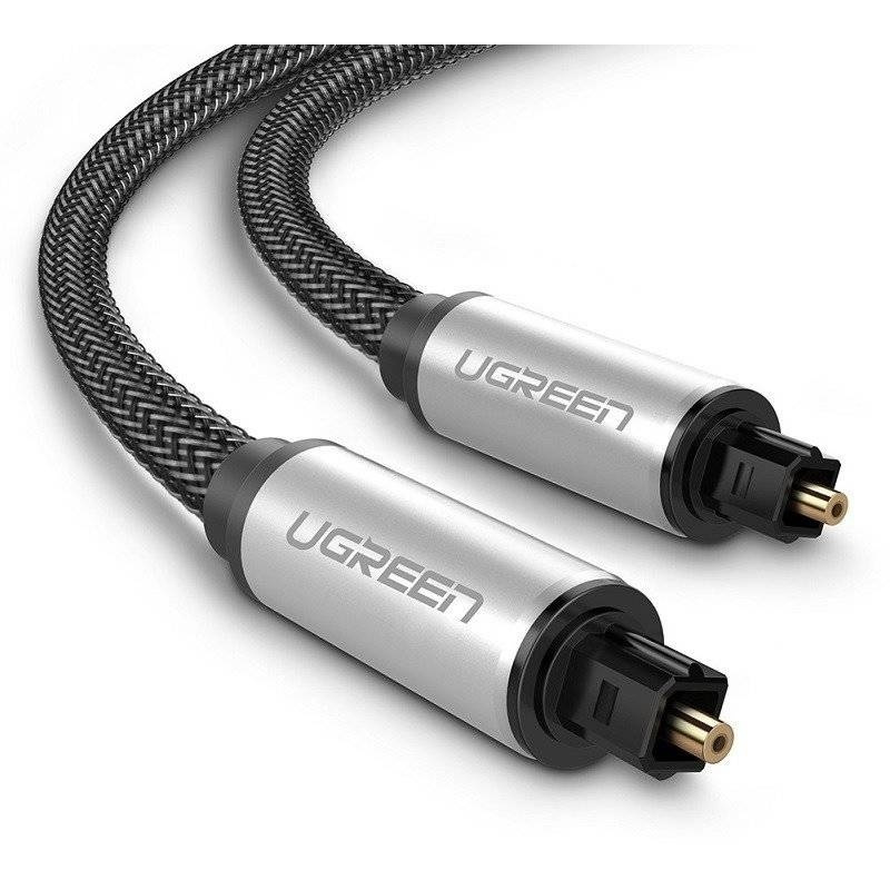 Ugreen Distributor - 6957303815425 - UGR510 - UGREEN AV108 Toslink Audio optical cable, braided aluminium, 1.5m - B2B homescreen