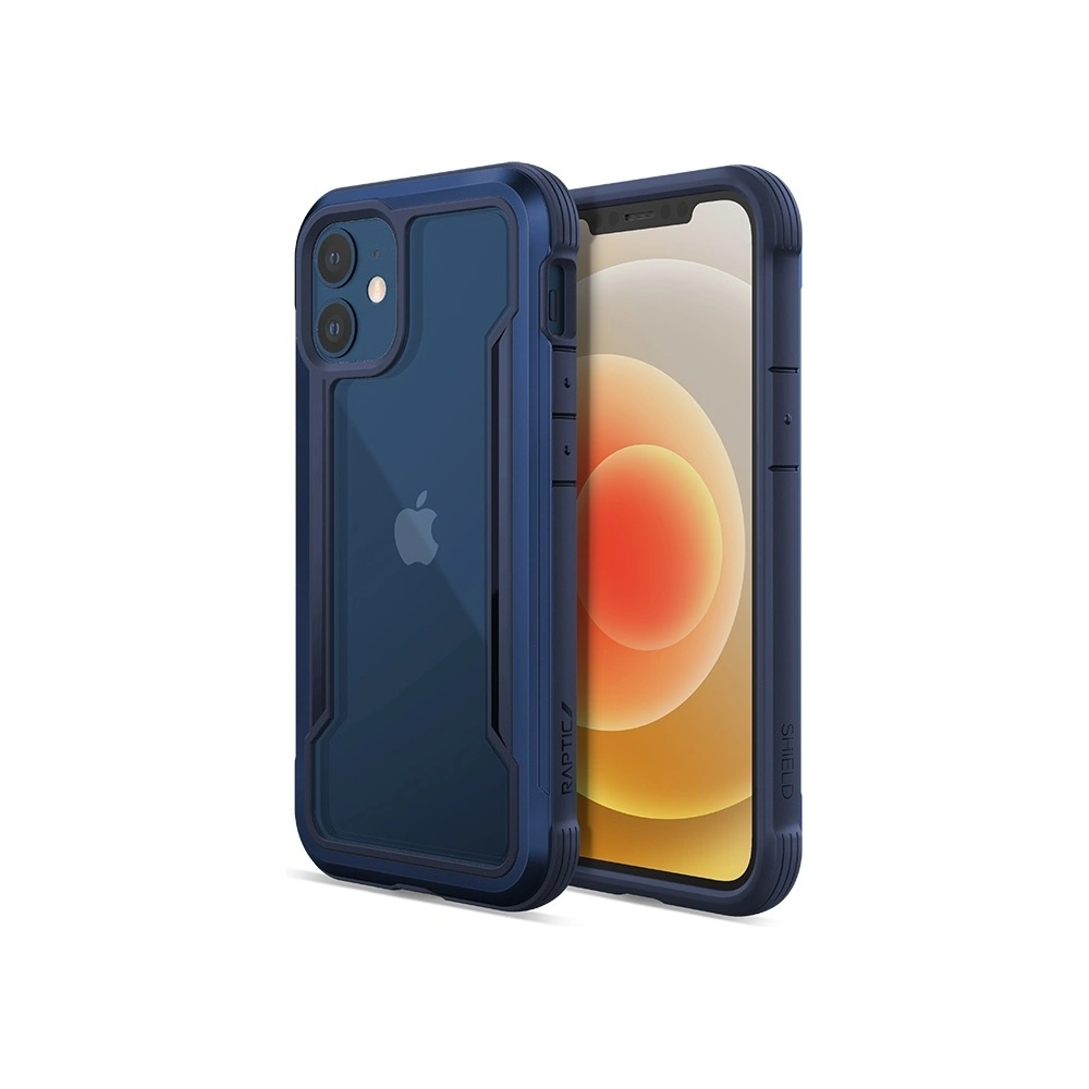 Wholesale X-Doria Raptic Shield - Aluminum Case for iPhone 12 Mini (Drop test 3m) (Blue) - XDR103BLU - {ean13} - Hurt