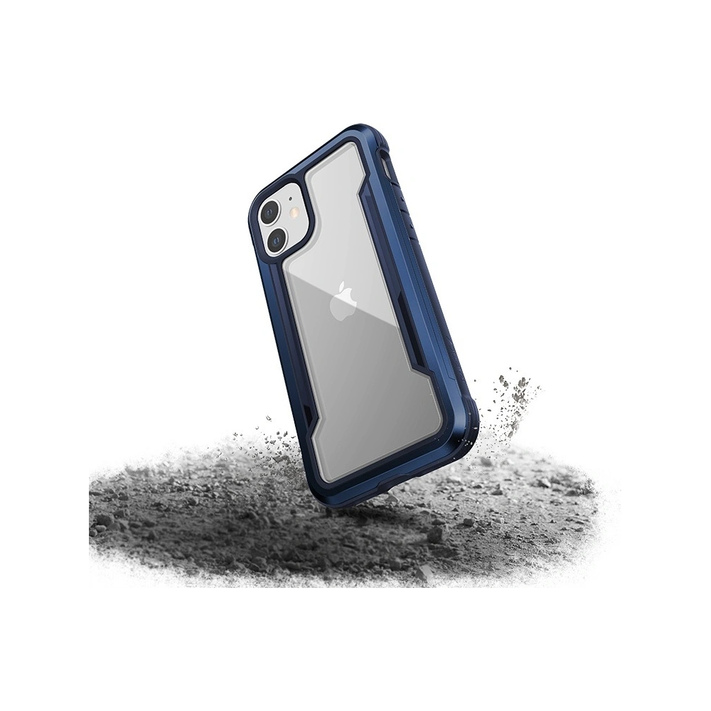 Hurtownia GSM - Etui aluminiowe X-Doria Raptic Shield Apple iPhone 12 mini (Drop test 3m) (Blue) - XDR103BLU - {ean13} - Hurt