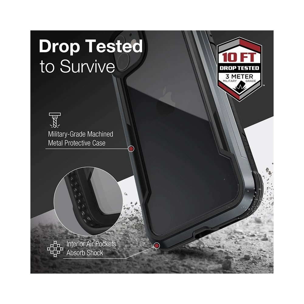 Wholesale X-Doria Raptic Shield - Aluminum Case for iPhone 12 Mini (Drop test 3m) (Blue) - XDR103BLU - {ean13} - Hurt