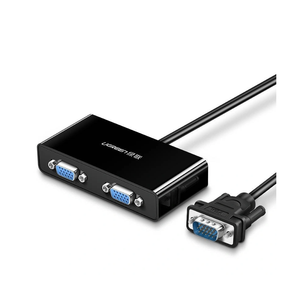Wholesale UGREEN 40254 VGA video splitter up to 2x VGA - 1m (black) - UGR526BLK - {ean13} - Hurt