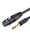 Hurtownia GSM - Przewód UGREEN AV131 - XLR żeński do jack 6.35 męski - 2m (czarny) - UGR527BLK - {ean13} - Hurt