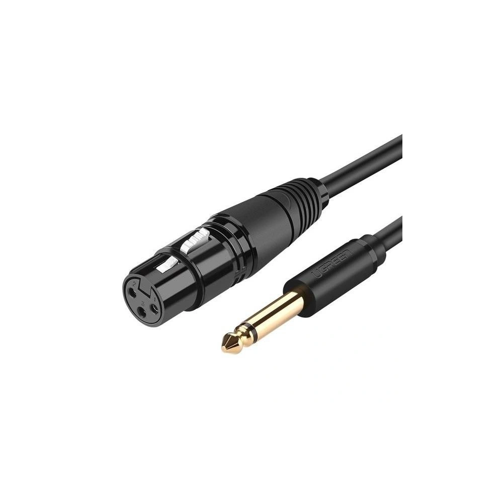 Wholesale UGREEN AV131 Female XLR cable for jack 6.35 men - 2m (black) - UGR527BLK - {ean13} - Hurt