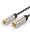 Przewód UGREEN AV133 - RCA (Cinch) męsko-męski - 2m (szary)
