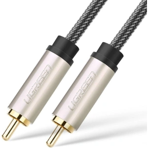 Przewód UGREEN AV133 - RCA (Cinch) męsko-męski - 2m (szary)