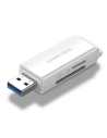 Czytnik kart pamięci - Ugreen CM104 SD/TF USB 3.0 (biały)
